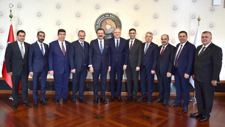 GAZİANTEP İL VE İLÇE ODA VE BORSALARINDAN HİSARCIKLIOĞLU’NA ZİYARET