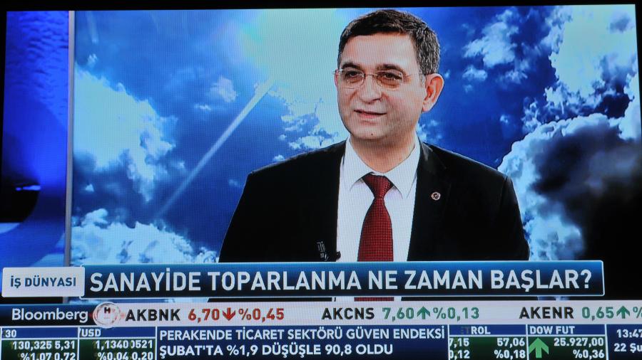 ÜNVERDİ, GAZİANTEP’İN ÜRETİM GÜCÜNÜ BLOOMBERG HT CANLI YAYININDA ANLATTI