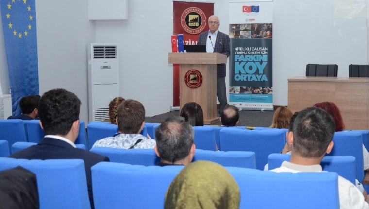 MAHİR ELLER GAZİANTEP’Lİ İŞVERENLERE MESLEKİ YETERLİLİĞİ ANLATTI