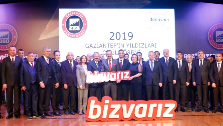 “GAZİANTEP’İN YILDIZLARI ÖDÜL TÖRENİ” YAPILDI