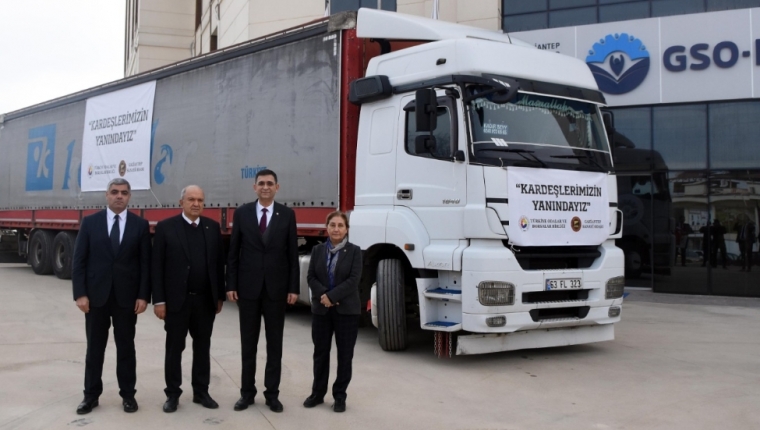 GSO’NUN YARDIM TIRI YOLA ÇIKTI