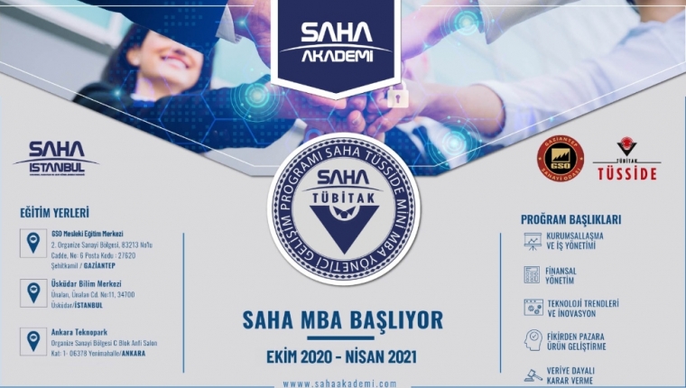 GSO VE SAHA İSTANBUL SAHA MBA PROGRAMI KAYITLARI DEVAM EDİYOR