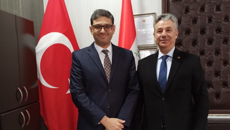 ALİ ÖZPOLAT’TAN IRAK BAŞKONSOLOSU’NA ZİYARET