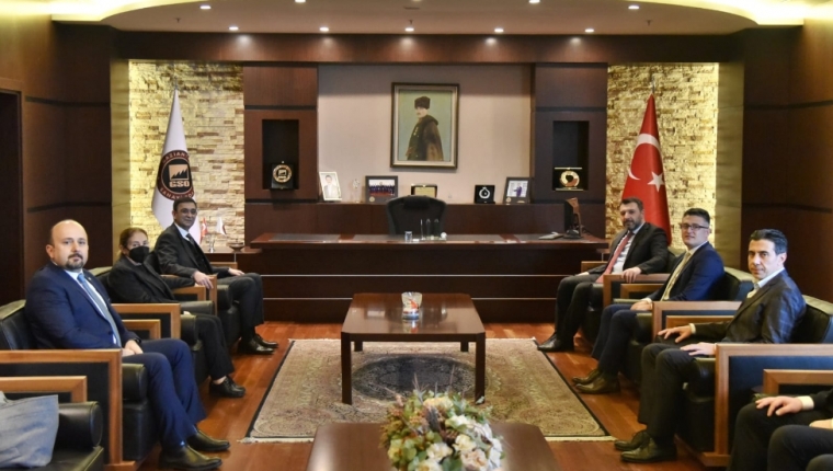 KOSGEB BAŞKANI HASAN BASRİ KURT GSO'YU ZİYARET ETTİ