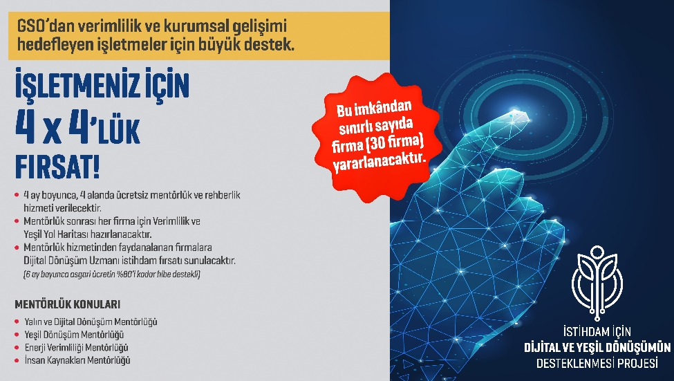 İŞLETMENİZ İÇİN 4×4'LÜK FIRSAT