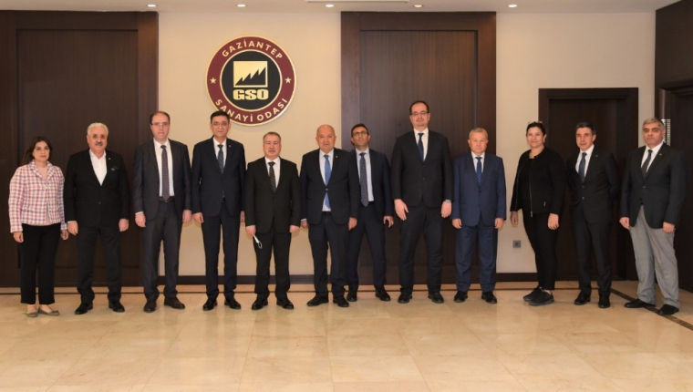 GELİR İDARESİ BAŞKANLIĞI HEYETİ GSO'YU ZİYARET ETTİ