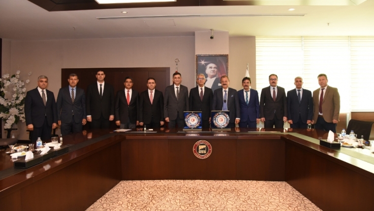 GAP GÜMRÜK VE DIŞ TİCARET BÖLGE MÜDÜRLÜĞÜ HEYETİ GSO'YU ZİYARET ETTİ
