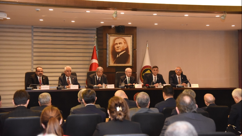 CHP GENEL BAŞKANI KILIÇDAROĞLU GSO'YU ZİYARET ETTİ