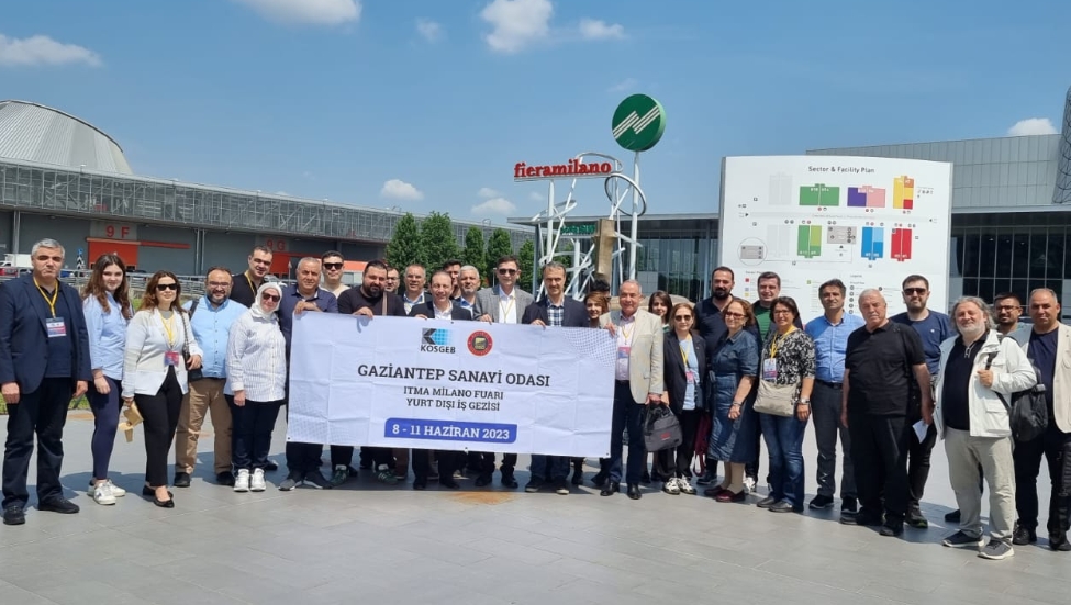 GAZİANTEP SANAYİ ODASI HEYETİ ITMA MİLANO FUARI’NDA