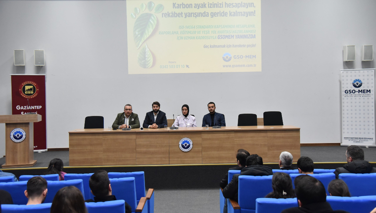 GSOMEM'DE "YEŞİL DÖNÜŞÜMDE ENERJİ VERİMLİLİĞİ" KONULU TOPLANTI YAPILDI