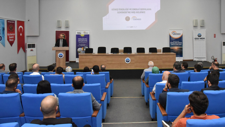 GSOMEM’DE GÜNEŞ ENERJİSİ VE ENERJİ DEPOLAMA SEMİNERİ GERÇEKLEŞTİRİLDİ