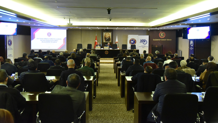 7524 SAYILI KANUN İLE VERGİ MEVZUATI DEĞİŞİKLİKLERİ GSO'DA ANLATILDI