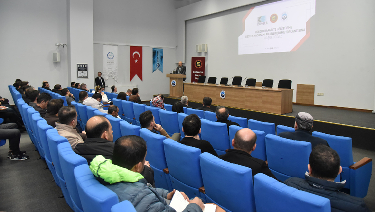 KOSGEB KAPASİTE GELİŞTİRME DESTEK PROGRAMI GSOMEM’DE ANLATILDI