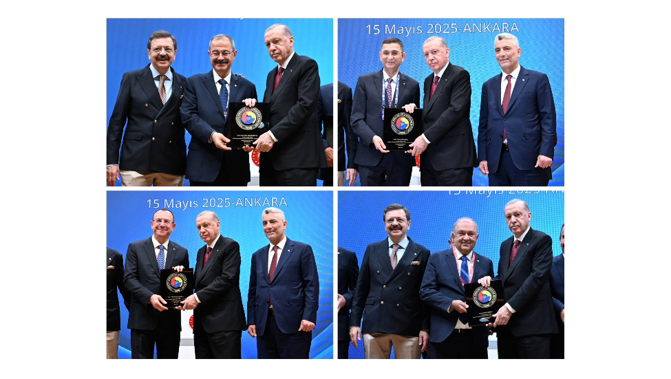 GSO TOBB DELEGELERİNE HİZMET ŞEREF BELGESİ VERİLDİ