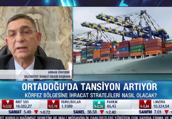 YÖNETİM KURULU BAŞKANIMIZ ADNAN ÜNVERDİ, A PARA CANLI YAYININDA KONUŞTU