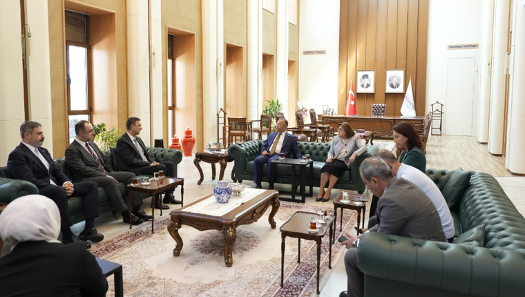 VALİ ÇEBER VE BAŞKAN ŞAHİN’DEN MFF ORTADOĞU GIDA FUARI’NA TAM DESTEK