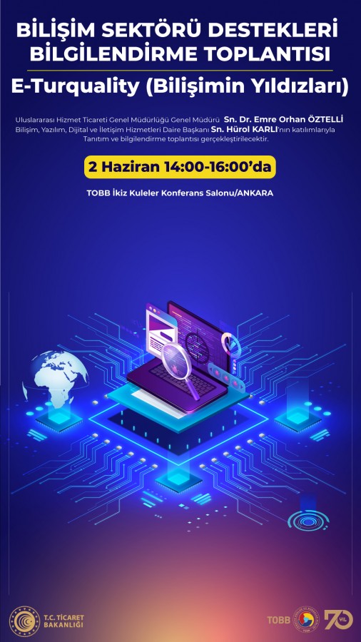 Türkiye Bilişim Sektörünün Uluslararasılaşması ve E-Turquality (Bilişimin Yıldızları) Programı