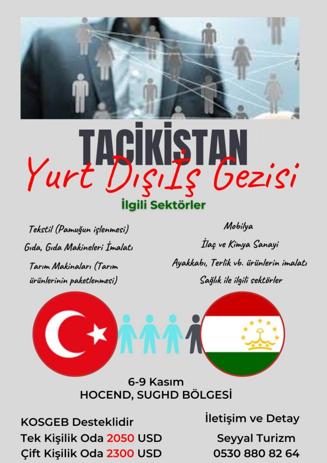 Tacikistan Yurt Dışı İş Gezisi